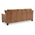 thumbnail image 3 of Emilia Sofa Chaise Sectional, 2 Pillows, Clay Brown Polyester 88 Inch, 3 of 5