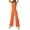 Orange, variant on Fengqque Jumpers for Women with Overalls Casual Jumpsuits Plus Size Summer Solid Sleeveless Loose Long Playsuits Rompers Jumpsuit