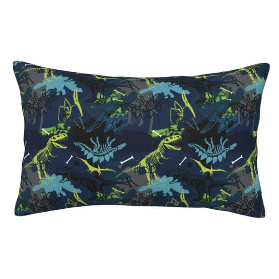 Kdxio Cotton Pillow Cases 14"x20" Pillowcases,Soft and Breathable Bedroom Pillow Cases-Cartoon Dinosaur