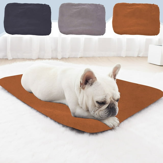 Leodye Crate Pad Mat, Waterproof Kennel Cage Mat, Cooling Pet Bed for Medium Large s, Outdoor Pet Bed with High Resilience Foam,Wipe Clean & Easy Rinse