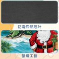 thumbnail image 4 of Alfombrilla de ratón cuadrada, base de goma antideslizante para ordenador portátil de oficina - Impresión de vacaciones en la playa de Papá Noel, 4 of 7