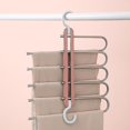 thumbnail image 2 of Estante plegable multifuncional para pantalones mágicos, artefacto de almacenamiento para guardarropa, 2 of 3