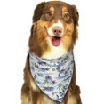 thumbnail image 6 of Disketp Hawaii Palms Dog Bandanas 1PC Triangle Adjustable Puppy Bandana Bib Handkerchief for Large Medium Girl Dogs Pets Gift, 6 of 6