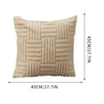 thumbnail image 5 of Yokan Soft Velvet Pleated Pillowcase, Headboard & Sofa Cushion, Office Lumbar Pillow for Back Support, Comfortable Waist Pillow for Sitting, Decorative Velvet Cushion for Living Room, 5 of 7