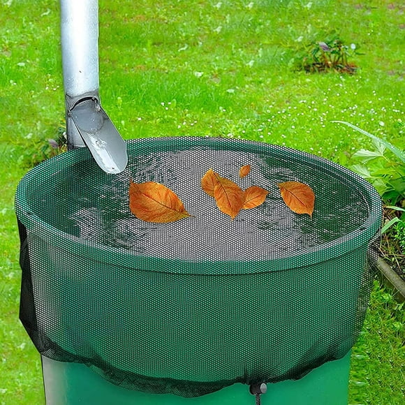 Jinsinto Rain Barrel Net, Rain Barrel Net Rain Barrel Cover Rain Barrel Net Cover Rain Barrel Rain Barrel Net Cover For Outdoor Garden (80cm Diameter Black)