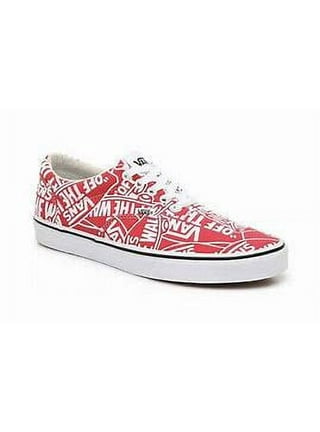 Zapatos vans rojos puros cheap walmart