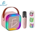thumbnail image 3 of Bocina con Micrófono Bluetooth RGB carga tipo C y 4 efectos de Voz, 3 of 8