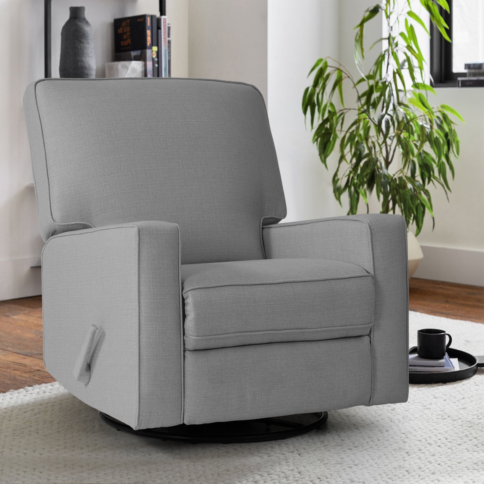 Fairyland Swivel Rocking Recliner Sofa Chair, Triproof Fabric Chair