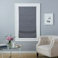 thumbnail image 6 of Exclusive Home Bolan Botanical Cordless Roman Window Shade, 23"x 64", Dark Grey, 6 of 16