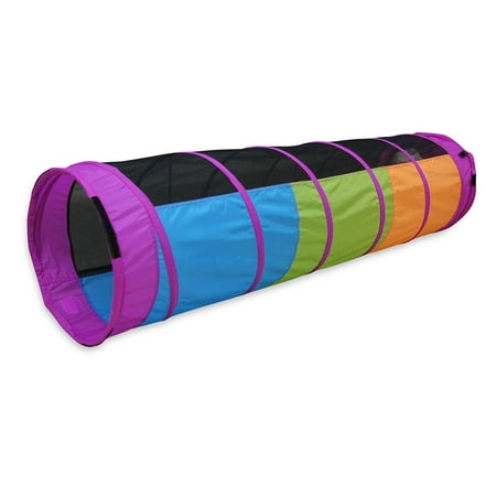 Pacific Play Tents I See You 6' Tunnel Polyester Crawl Tube, Multi-Color, Children