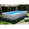 thumbnail image 6 of Intex 24' x 12' x 52 Ultra Frame Rectangular Above Ground Swimming Pool with Sand Filter Pump, 6 of 8