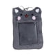 thumbnail image 5 of Portatarjetas de peluche con llavero de álbum, tarjetero para tarjetas de crédito y de identificación para mujer Gris, 5 of 7