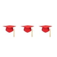 thumbnail image 2 of Qarigey Academic Hat Academy Souvenir Caps Decoration School Ornament Hat Supplies Cosplay Fringe Headgear Graduation Bachelor Pendent Type1 NO1, 2 of 6