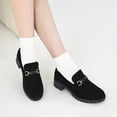 thumbnail image 4 of Ecetana Womens Loafers Shoes Platform Chunky Penny Loafer Lug Sole Comfortable Slip On Work Office Business Casual Dress Shoes, 4 of 5