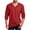 Red, variant on YODETEY Men's Long Sleeve Notch V-Neck T-Shirt,Classic Solid Color Basic Crew Shirt,Big and Tall Light Purple,Size M-5XL
