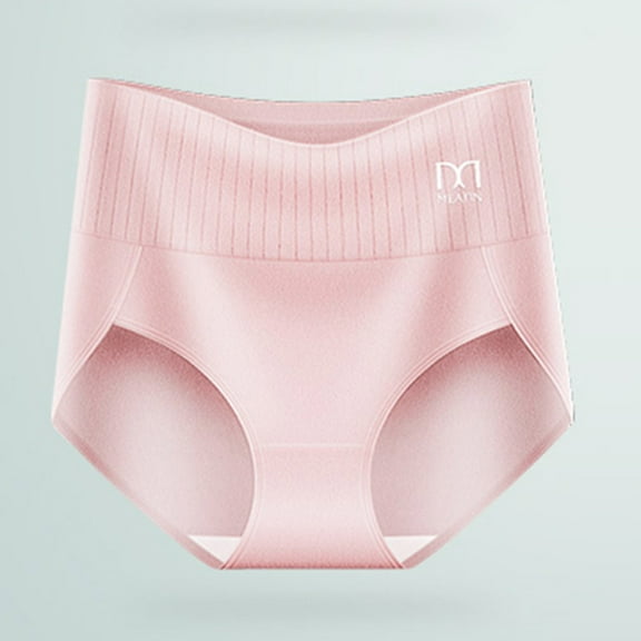 jobturf Womens Plus Size Underwear Tummy Control High Waisted Full Coverage Panties Breathable Comfy Soft Stretch Ladies Briefs