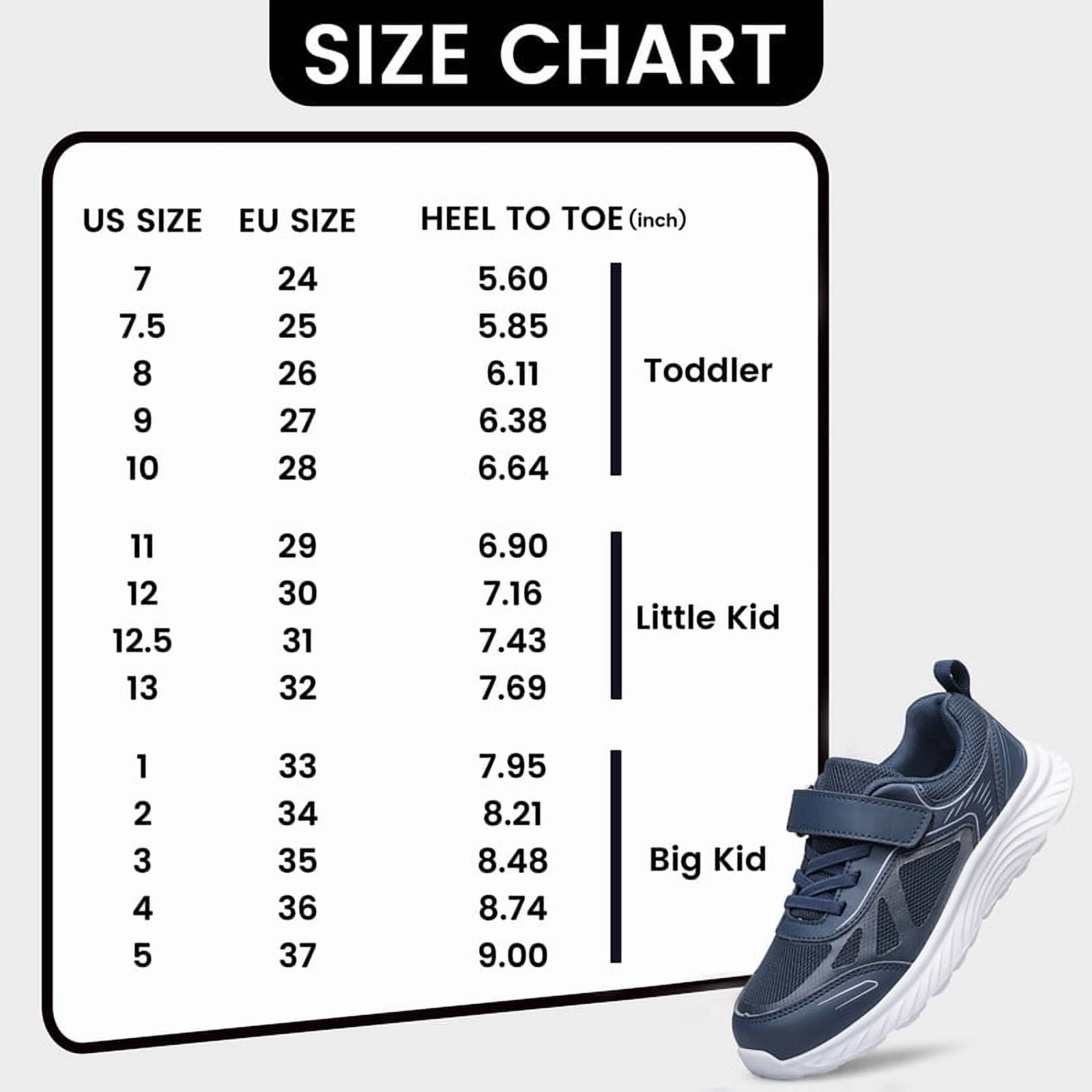 YHOON Boys Girls Shoes Slip on Lightweight Running Tennis Sneakers Walking School Kids Shoes Navy Blue Toddler Size 7.5