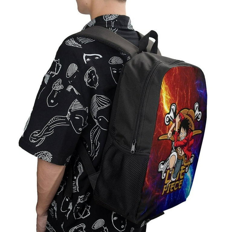 Singom Anime One Piece Unisex Leisure Backpack for Adults 17 inch Backpack Large Capacity Travel Backpack Men s and Women s Laptop Backpacks Size One