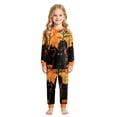 thumbnail image 2 of Leey-World Toddler Girl Pajamas Girls Boys Toddler Soft Pajamas Toddler Halloween Prints Long Sleeve Kid Sleepwear Sets Girls Fashion Outfits, 2 of 9