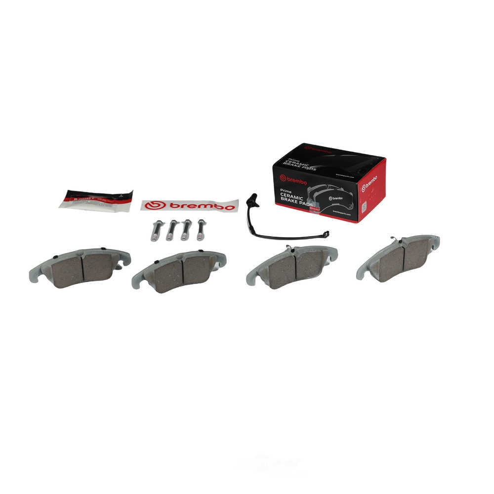 Brembo P85098N NAO BRAKE PADS Fits select: 2013-2015 AUDI A4 PREMIUM PLUS, 2012 AUDI A4 QUATTRO