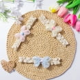 thumbnail image 3 of Vorkoi Baby Girls Cute Bow-knot Headband Soft Lace Floral Hairbands Newborn Infant Toddlers Kids Hair Accessories, 3 of 5