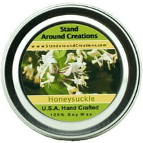 HONEYSUCKLE TIN 2-OZ. ALL NATURAL SOY CANDLE