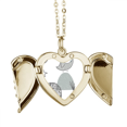 thumbnail image 1 of Cartoon Bird Cage pasto patrón nórdico Collar colgante en forma de melocotón con alas Unbranded M, 1 of 3