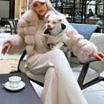 thumbnail image 4 of Heliisoer Plus Women Size Faux Coat Warm Furry Faux Short Jacket, 4 of 9