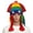 02-Multicolor, variant on lcziwo Women's Plush Squid Halloween Hat Solid Color Masquerade Cosplay Party Funny Caps