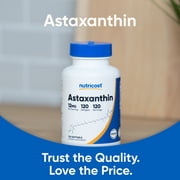 Nutricost Astaxanthin 12mg, 120 Softgels - Gluten Free & Non-GMO Supplement
