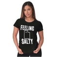 thumbnail image 4 of Feeling Salty Utah Beehive State Womens Slim Fit Graphic Tee Brisco Brands S, 4 of 5