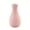 Pink, variant on Plastic Decorative Vase in Pink,Shatterproof with Hemp Rope Waist Folding Design,Small Pineapple Shape for Living Room Light Luxury Decor