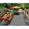 thumbnail image 2 of Couristan 10013012076109T 7 ft. 6 in. x 10 ft. 9 in. Recife Saddlestitch Rug - Grey & White, 2 of 3