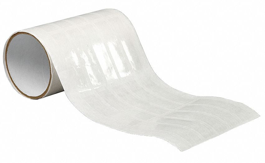 Tapecase Masking Tape,1" W,2" L,Transparent,PK100 15C583