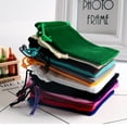 thumbnail image 2 of 10Pcs/Lot Small Velvet Bags 5x7 7x9 9x12cm Charms Earrings Jewelry Packaging Bags Wedding Drawstring Velvet Pouches Gift Bag Black 5x7cm, 2 of 6