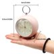 thumbnail image 2 of Relojes de mesita de noche silenciosa, reloj de escritorio sin repicar, reloj de escritorio analógico, reloj despertador retro para dormitorio simple, rosa Afortunado Sencillez, 2 of 3
