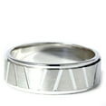 thumbnail image 1 of Mens 14K White Gold Greek Key Wedding Ring Band New, 1 of 2