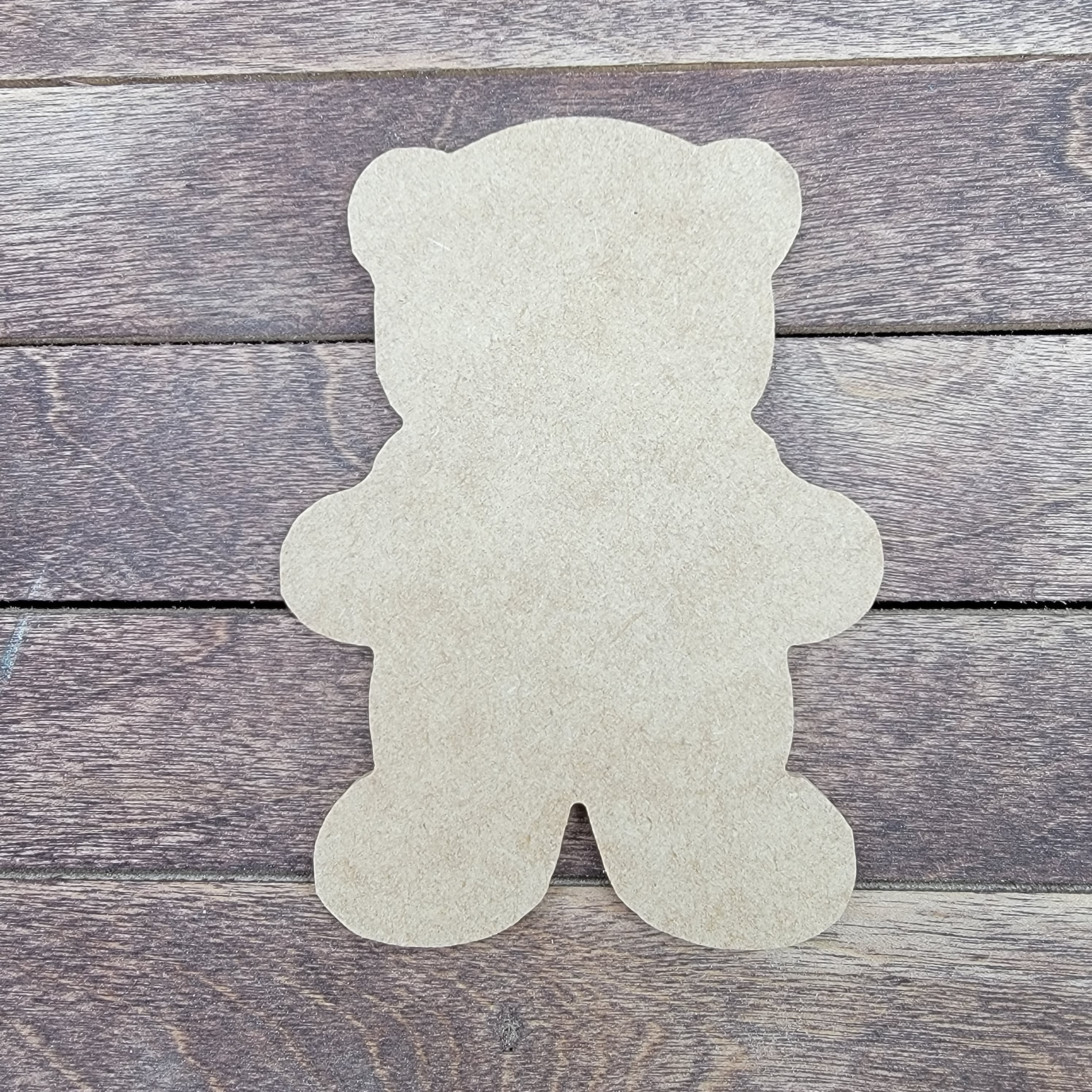 Teddy Bear Outline - Wooden Craft Shapes – Laserworksuk