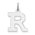 thumbnail image 1 of Pendentif Breloque Collier Monogramme Initiale Lettre R Délicat en Argent Sterling 925, 1 of 7