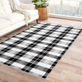 thumbnail image 1 of Buffalo Check Rug Indoor - Buffalo Check Rug & Home Decor, Buffalo Plaid Rugs for Entryway, Washable Rugs, 2x3 Area Rug, Non Slip Soft Low Pile Indoor Door Mat, Black and White Checkered Carpet, 1 of 7