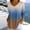 Brown, variant on Women's Gradient Print T-Shirt 3/4 Sleeve V Neck Crew Neck Casual Loose Tops with Pockets, Soft Comfy Fashion Blouse White