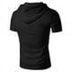 thumbnail image 5 of pstuiky Mangas cortas para hombre, Camiseta deportiva de manga corta con cuello alto y media cremallera para hombre ropa de hombre xl, 5 of 6