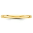 thumbnail image 2 of Primal Gold 14 Karat Yellow Gold 2.5mm Half Round Band Size 6, 2 of 6
