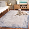 thumbnail image 3 of Safavieh Prestige Hristo Abstract Area Rug, Beige/Blue, 6'7" x 6'7" Square, 3 of 11