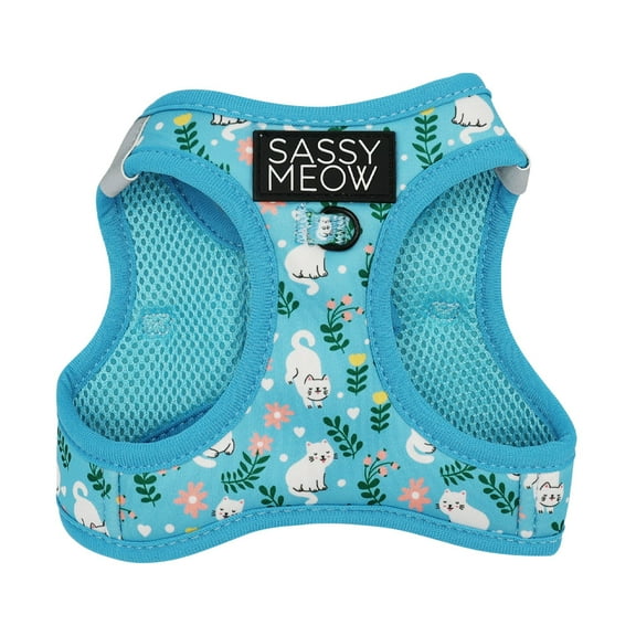 Sassy Meow Cat Step-In Harness Small - Purrs & Petals