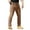 Khaki, variant on Men's Casual Loose Fit Outdoor Sports Trousers Comfortable Stretch Long Pants For All Seasons Solid Color Design With Sneakers Men's Pants Elastic Waist Chinos Pant Beach