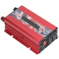thumbnail image 4 of Inversor de corriente para coche 300 W CC a CA 220 V Convertidor solar de onda sinusoidal 2,0 A Pantalla LCD USB para carga CC roja 12 V, 4 of 9