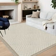 thumbnail image 2 of 1PC Chevron Patterned Area Rug Local Carpet, Lightweight Washable Easy-to-Clean Carpet Mat Festival Gift, Suitable for Living Room, Bedroom, Dining Room, Office, Foyer, Room Accessories, 2 of 8