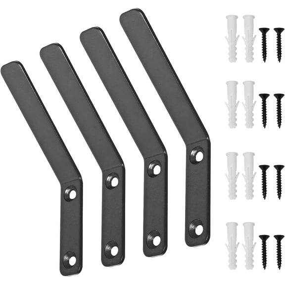 4 Pack European Deer Mount Skull Hanger, Stainless Steel Deer Skull Mount, Wall Mount, Industrial, Deer, Mule, Antelope