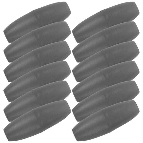 PAMINGONO 50 Pcs Fermoirs à Barillet Connecteurs Détachables Gris Foncé Plastique pour Bracelets et Colliers